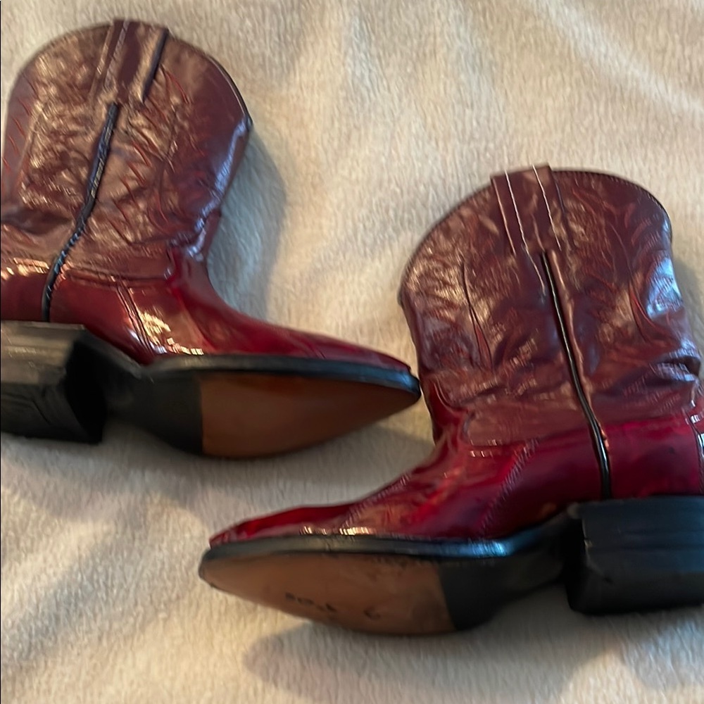 Burgundy Laramie Co Cowboy Boots
